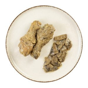 Jamoncitos con champiñones